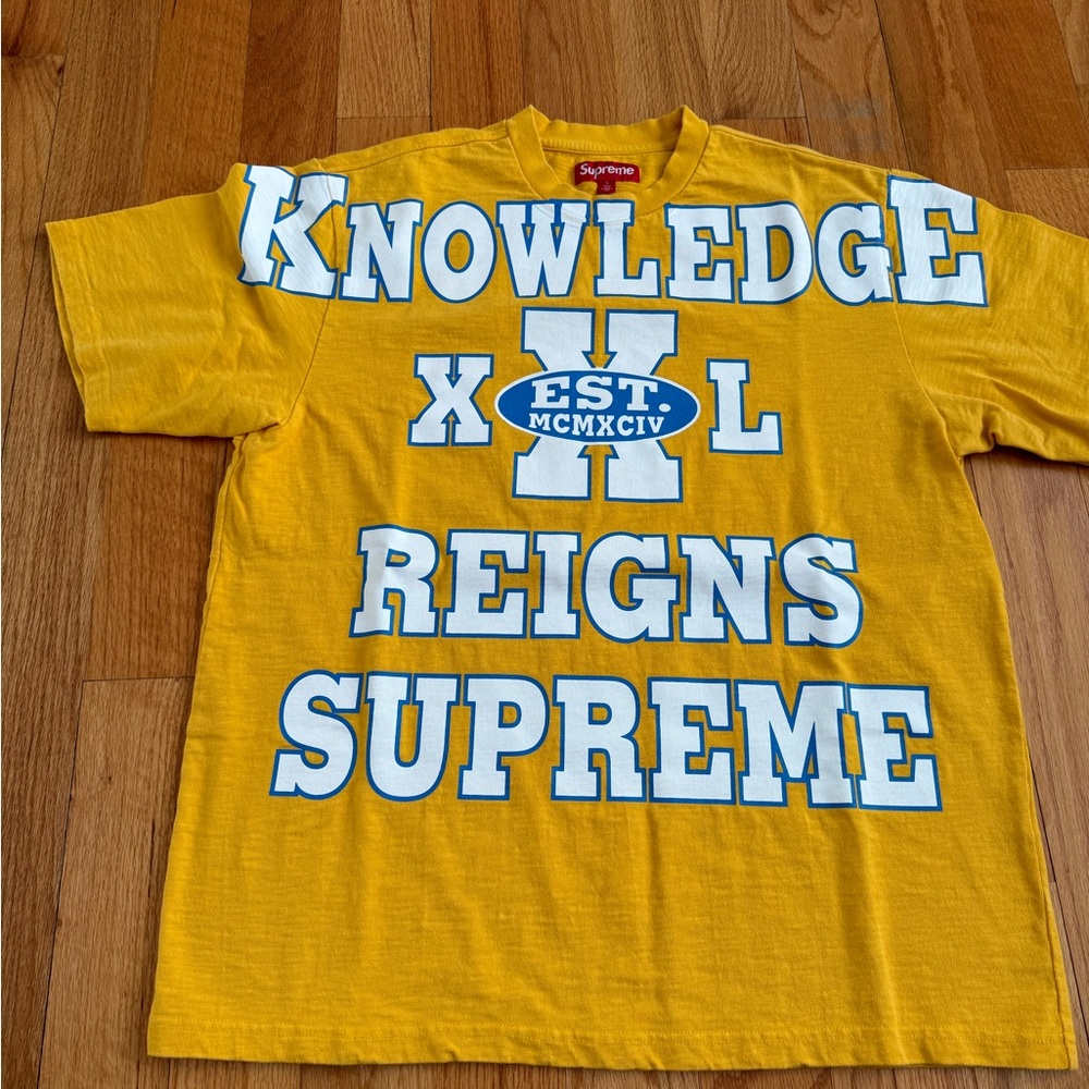 Supreme Yellow Graphic T-Shirt